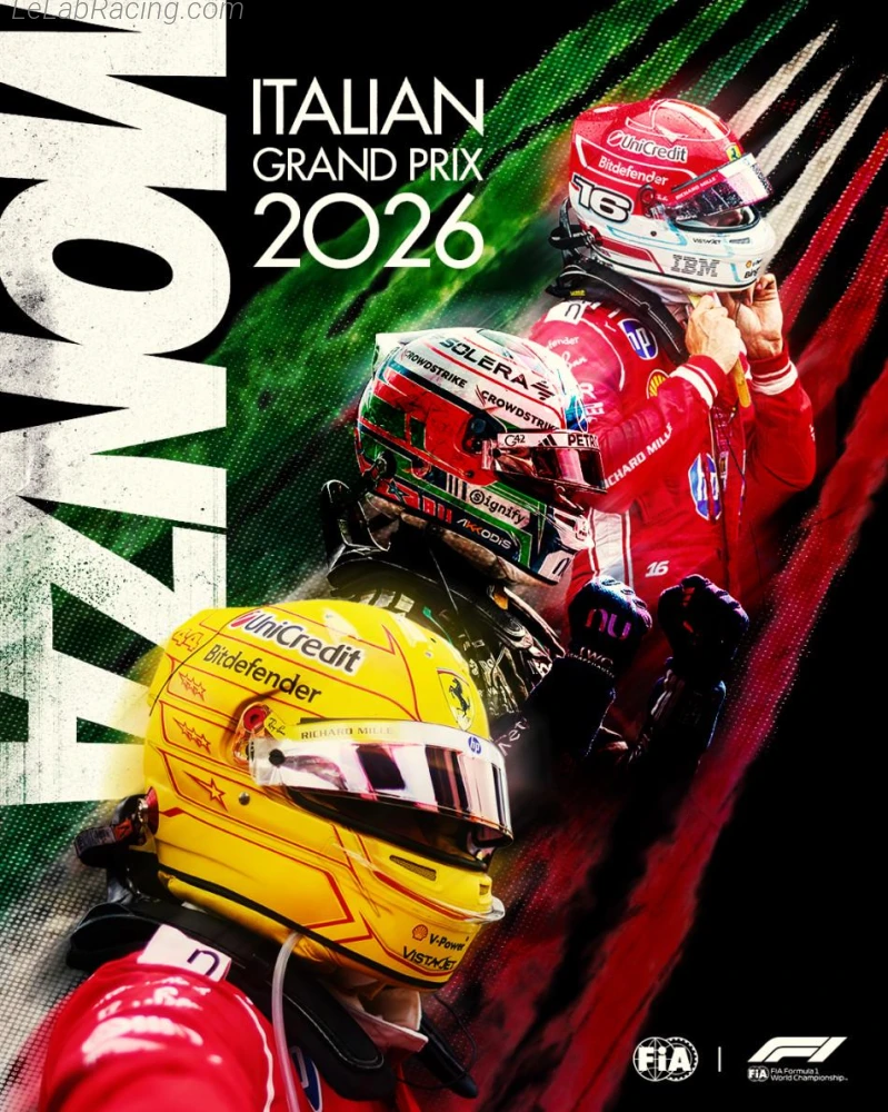 Poster d'un grand prix de la saison de F1 2026