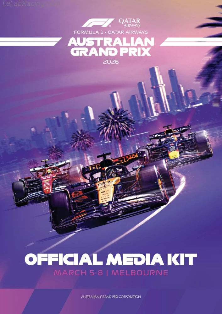 Poster d'un grand prix de la saison de F1 2026